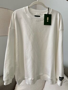 Daily Drills White Crewneck Sweatshirt